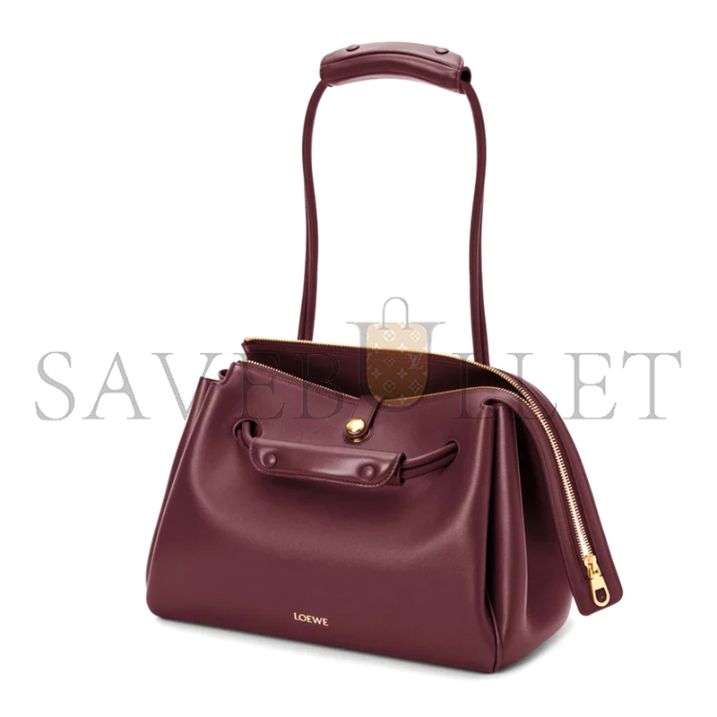 l0ew* medium madrid bag in S*pple calfskin aanbab1x01-7240 (28.5*23*11cm)